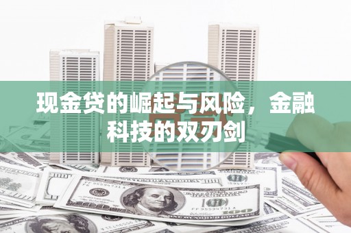 封开现金贷的崛起与风险，金融科技的双刃剑