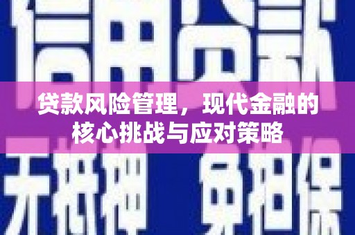 封开贷款风险管理，现代金融的核心挑战与应对策略